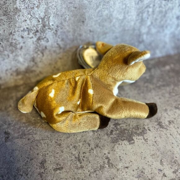 TY Beanie Baby Whisper Deer Fawn Vintage 90s NEW - Picture 9 of 10